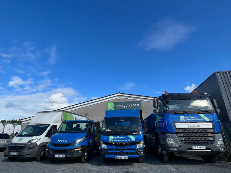 Flotte de véhicule RecyclExpert près de Bordeaux en Gironde