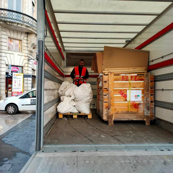 Collecte de tout venant à Bordeaux en Gironde avec Recyclexpert 